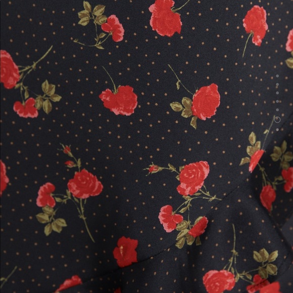 NEW!!! Zara Ruffled Rose 🌹 Print Skort - Picture 5 of 14